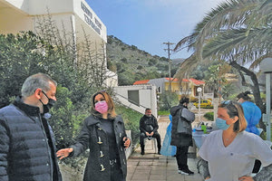 Τεστ Covid-19 στο Οροπέδιο Λασιθίου