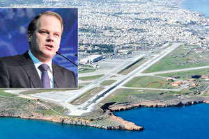 Ο υπουργός Υποδομών και Μεταφορών κ. Κώστας Καραμανλής, μιλώντας για το αεροδρόμιο «Ν. Καζαντζάκης»