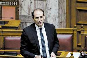 Ο Υφυπουργός Οικονομικών Απόστολος Βεσυρόπουλος
