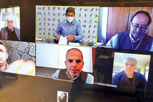 Διαδικτυακή συνάντηση μεταξύ εκπροσώπων του Εμπορικού Συλλόγου Ηρακλείου και του υφυπουργού Αθλητισμού Λευτέρη Αυγενάκη