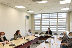 Στο Καστέλλι ο Ηγουμενίδης για τα οδικά έργα του αεροδρομίου