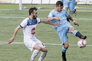 Φάση από το ματς Πόρος-Ρεθυμνιακός