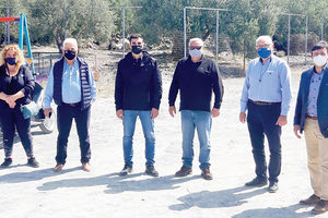 Στα έργα του δήμου Βιάννου Συριγωνάκης και Μπαριτάκης