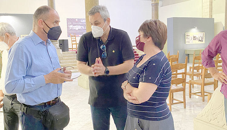 Χάρης Μαμουλάκης επίσκεψη στην Βασιλική