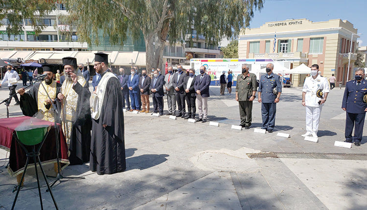 Το Ηράκλειο τίμησε την επέτειο των Εθνικών Αγώνων και της Εθνικής Αντίστασης