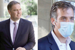 Ο κ. Αλέξανδρος Βασιλικός και ο κ. Παναγιώτης Αρκουμανέας