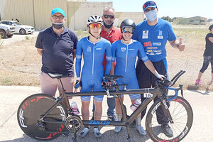 Σταμάτη, Μηλάκη στους αγώνες που έγιναν στο Τυμπάκι