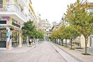 Φωτορεαλιστικό σχέδιο της αναπλασμένης Χατζημιχάλη Γιάνναρη