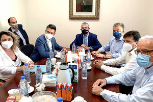 Από τη σύσκεψη στο Βενιζέλειο Νοσοκομείο