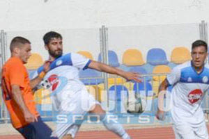 Στιγμιότυπο από το ματς του Ρεθυμνιακού με τον Αλμυρό