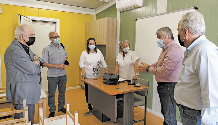 Τα κλειδιά των αιθουσών παρέλαβε χθες η κ. Αρχοντάκη