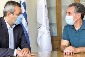 Οι κ.κ. Μαμουλάκης και Κατσαράκης