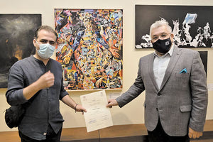 ο Ηρακλειώτης ζωγράφος Νεκτάριος Παχιαδάκης