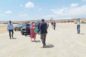 επίσκεψη Λίνας Μεδώνη στην Κρήτη