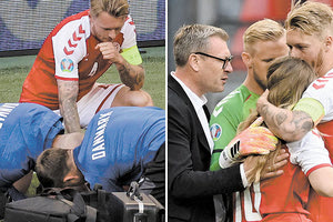 Ύμνοι για Κιαέρ που έσωσε τον Έρικσεν