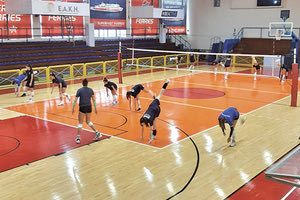 Στιγμιότυπο απο την πρώτη προπόνηση της Εθνικής Γυναικών στο “Λίντο”