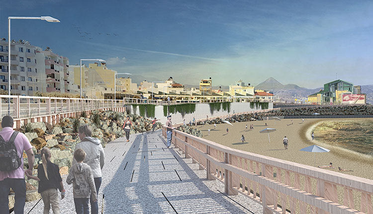 Παλαιότερο φωτορεαλιστικό σχέδιο για τη διαμόρφωση της παραλίας στο Δερματά για την οποία τώρα ο Δήμος θα αναθέσει νέα μελέτη