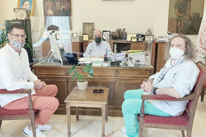 Εθιμοτυπική συνάντηση με τον βουλευτή Βουλγαρίας Ίβαν Τότεφ  είχε ο Δήμαρχος Ηρακλείου Βασίλης Λαμπρινός