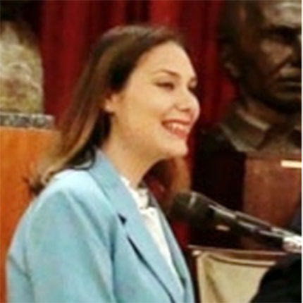 Η κ. Ειρήνη Μαθιουδάκη, Βιοχημικός