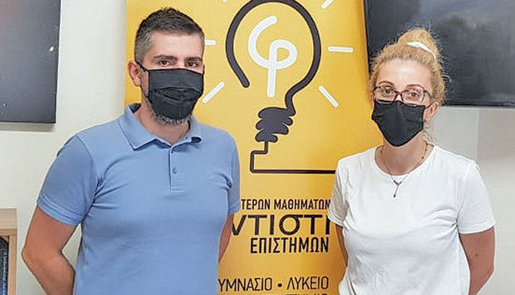 Οι κ.κ. Αγγελική Μαντζοπούλου και  Σταύρος Χανιωτάκης