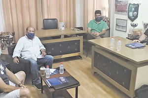 Από τη χθεσινή σύσκεψη στα γραφεία της ΕΠΣΗ