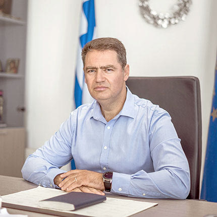 ο δήμαρχος Χερσονήσου Γιάννης Σέγκος