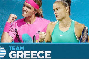 Τσιτσιπάς Σάκκαρη TEAM GREECE Tennis