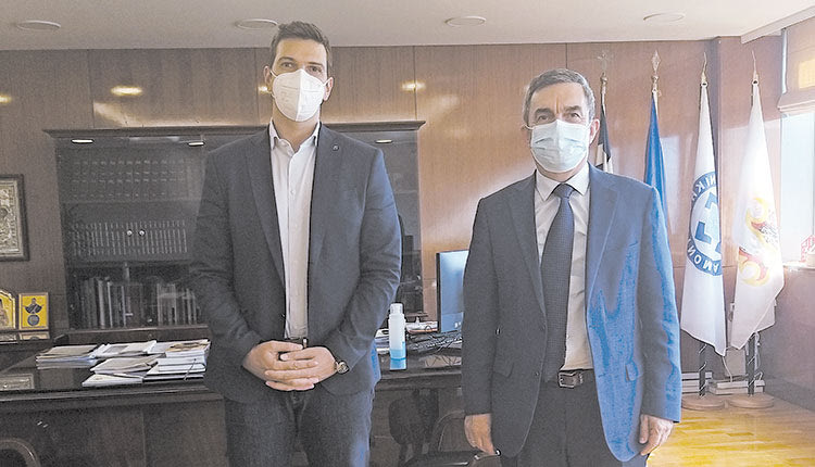 Από τη συνάντηση Μαρκογιαννάκη και Οικονόμου