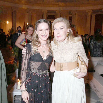 Η Μαριάννα Βαρδινογιάννη και η Ευγενία Νιάρχου