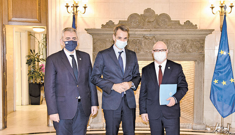 Χαρακόπουλος - Μητσοτάκης - Σεργκέι Γκαβρίλοφ