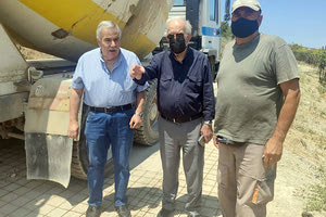 Λαμπρινός στην τσιμεντόστρωση