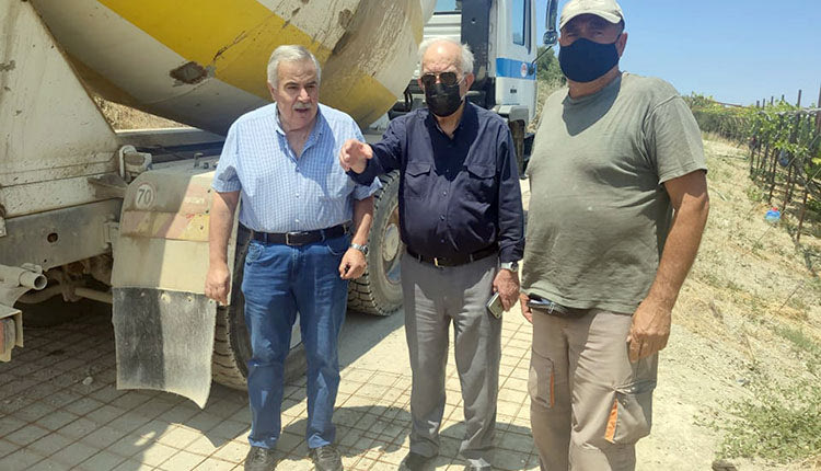 Λαμπρινός στην τσιμεντόστρωση