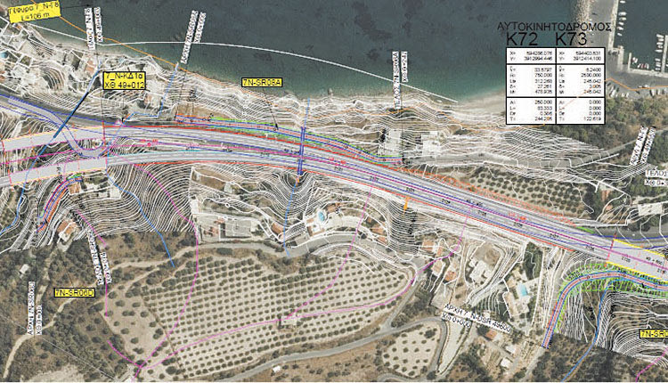 Η χάραξη του νέου ΒΟΑΚ στην περιοχή της Παντάνασας