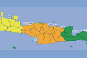 Ηράκλειο και Ρέθυμνο ξανά στο “πορτοκαλί”