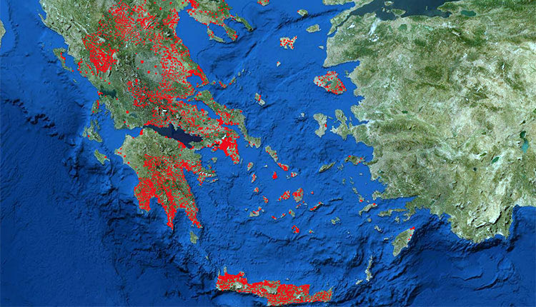 Χάρτης Ελλάδα