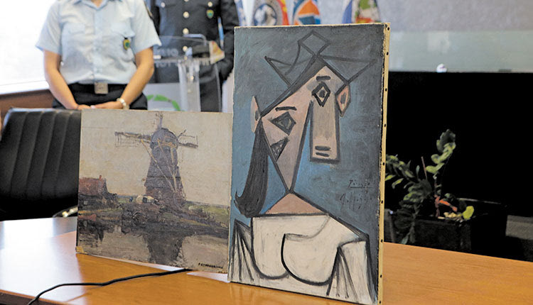 πίνακες που κλάπηκαν από την Εθνική Πινακοθήκη