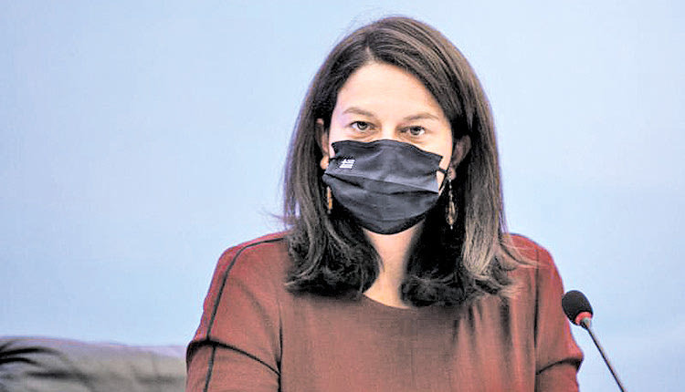 Η υπουργός Παιδείας, κ. Νίκη Κεραμέως