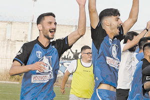 Από τους πανηγυρισμούς των παικτών του Ηροδότου