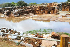 Ο αρχαιολογικός χώρος Μαλίων είχε πληγεί από τις πλημμύρες τον Νοέμβριο του 2020
