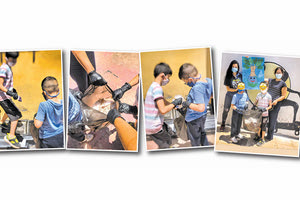 Από τη δράση των μαθητών του σχολείου Κωφών για την Παγκόσμια Ημέρα Περιβάλλοντος