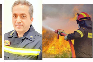 Ο Πρόεδρος της Ένωσης Πυροσβεστικών Υπαλλήλων περιφέρειας Κρήτης Μανώλης Αντωνακάκης