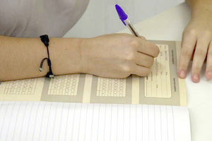 υποψήφιοι των πανελλαδικών εξετάσεων.