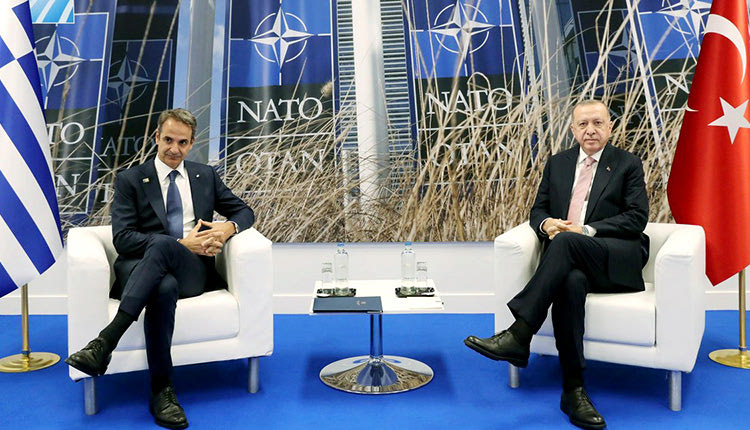 Από τη σύναντηση Μητσοτάκη και Ερντογάν
