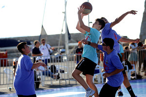 Στο τουρνουά μπάσκετ «3on3 Flash Open 2021» που φιλοξενήθηκε στο Λιμάνι Ηρακλείου