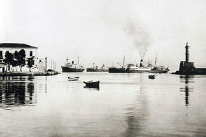 ιστορική φωτό λιμάνι Χανίων 1949