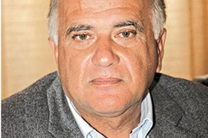 Ο  πρόεδρος της ΔΕΥΑΗ κ. Γιώργος Βουρεξάκης