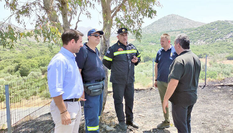 Η φωτιά στο Αηδονοχώρι τέθηκε γρήγορα υπό έλεγχο