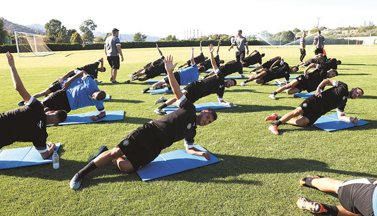 Εν μέσω καύσωνα η πρώτη προπόνηση του ΟΦΗ