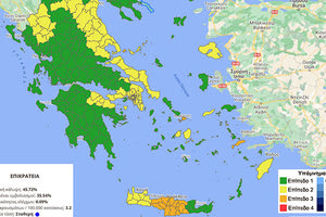 πανδημία Κρήτη χαλάει τον χάρτη