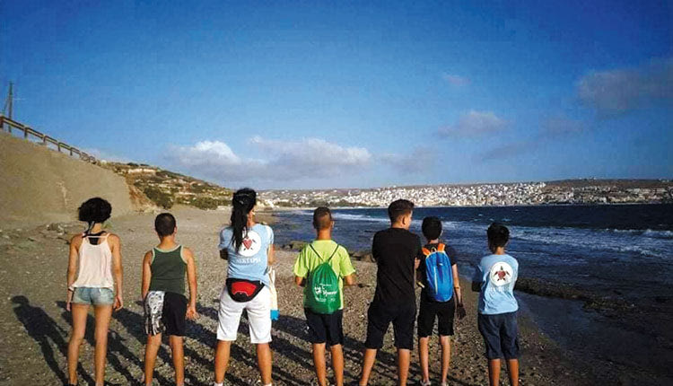 4ο δημοτικό σχολείο Σητείας : Οι μαθητές και οι χελώνες